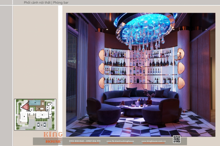 Mẫu Thiết Kế Nội Thất Phòng Bar Tại Gia Sang Trọng, Đẳng Cấp