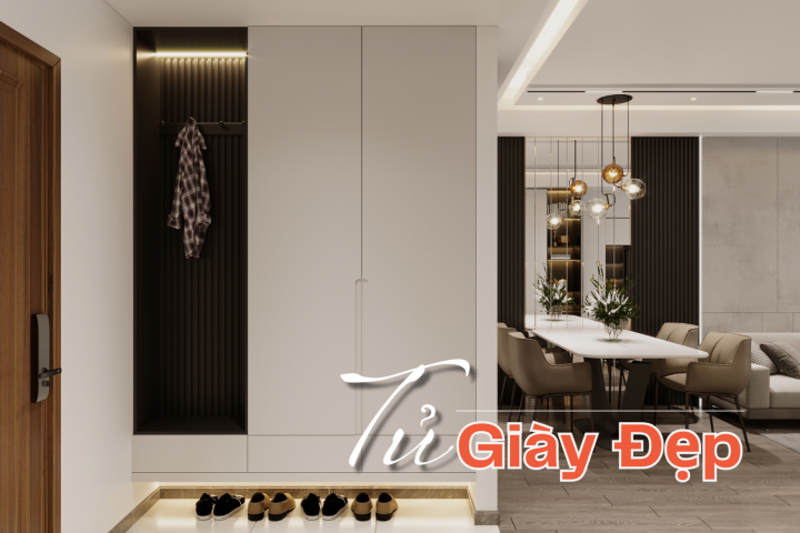 10 Kiểu Tủ Giày Đẹp, Hiện Đại Giúp Không Gian Nhà Gọn Gàng & Sang Trọng