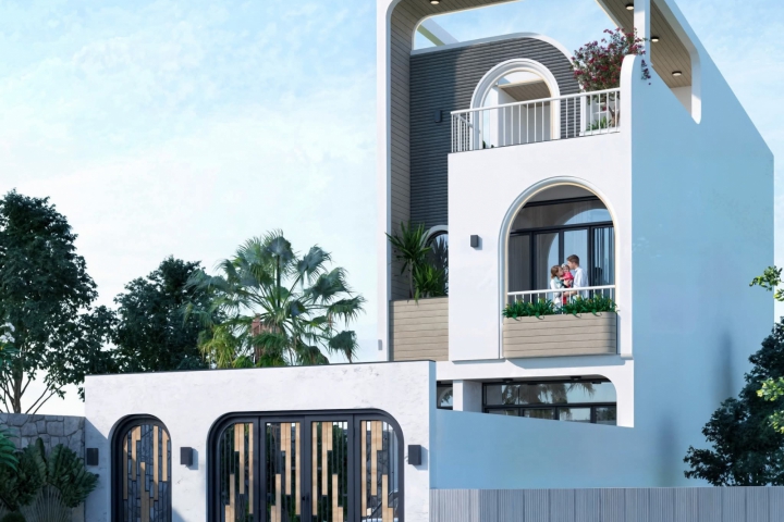 Mẫu Nhà Phố 3 Tầng 5x18m Sân Thượng Thoáng Và Tiện Nghi 