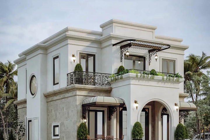 15+ Mẫu Biệt Thự Mini 2 Tầng 80m2 Đẹp, Sang Trọng