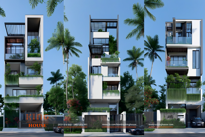 [2025] +45 Mẫu Phối Cảnh Mặt Tiền Nhà Phố Đẹp, Sang, Thu Hút Nhất