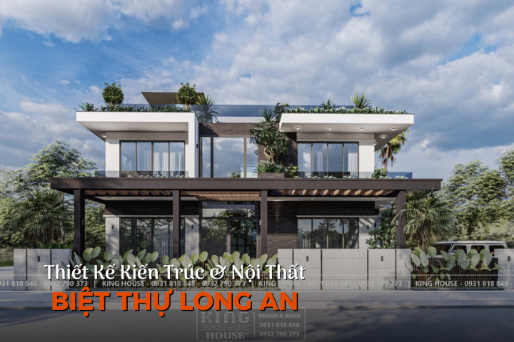 Thiết Kế Kiến Trúc Và Nội Thất Biệt Thự Tại Long An