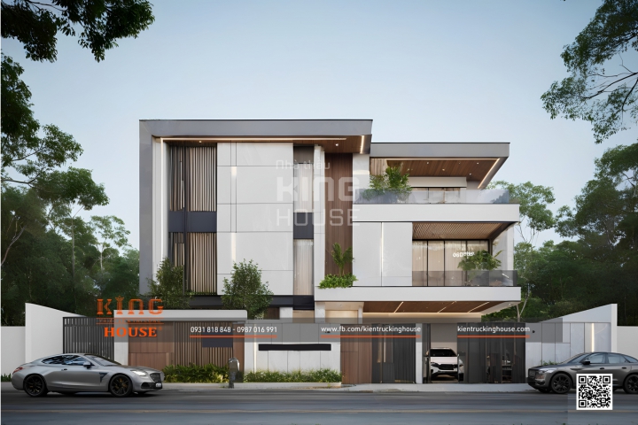 TOP Mẫu Biệt Thự Hiện Đại Mặt Tiền 10m–15m Đẹp Nhất 2026  Xu Hướng Thiết Kế Dẫn Đầu