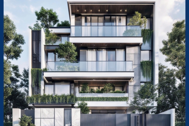 Mẫu Nhà Mặt Tiền 10m Hiện Đại – Kết Hợp Giữa Thẩm Mỹ, Công Năng 